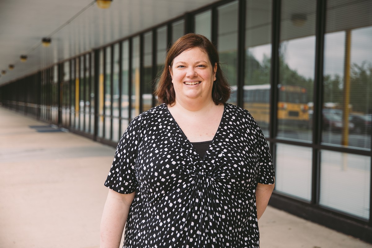 Jamie Sumter, a curriculum specialist at Sugar Creek Charter School, will become the principal at the new Movement School. Photo by Noah Turley. 