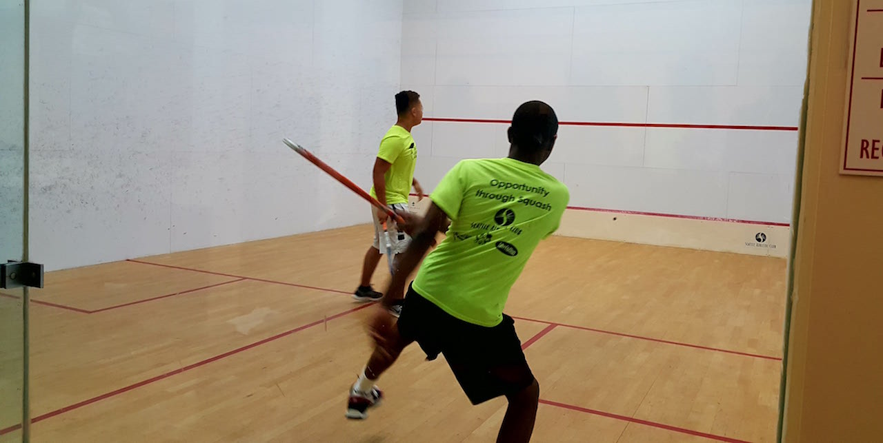 With ball and racket, 10k winner helps squash inequity