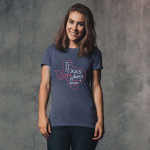 Movement #heartsforhouston shirt raises money for hurricane relief