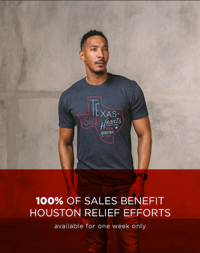 Movement #heartsforhouston shirt raises money for hurricane relief